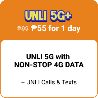 UNLI 5G+ w/ NON-STOP DATA 55